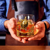 Sea Lovers Gift, Turtle, Dolphin, Mermiad, Hippocampus - Personalized Sea Lover Whiskey Glass