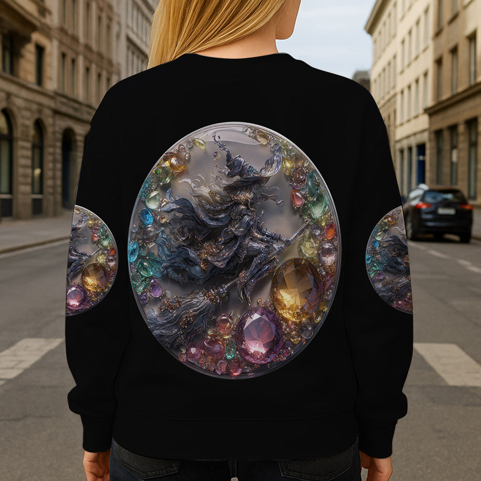 Sparkle Witch - Personalized Witch All Over Shirt