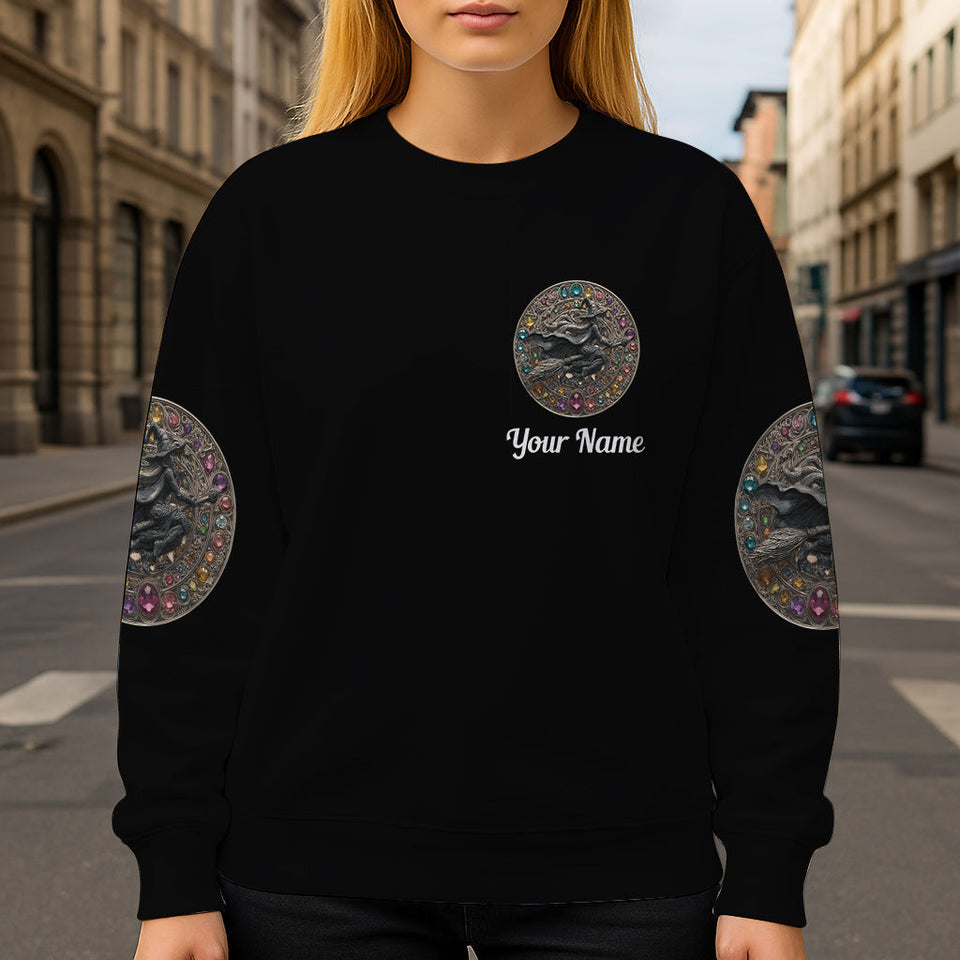 Sparkle Witch - Personalized Witch All Over Shirt