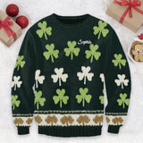 Irish Shamrock - Personalized Irish Ugly Sweater