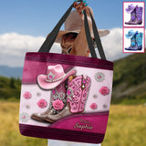 Cowgirl Boots - Personalized Cowgirl Tote Bag