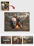 Camping Partners For Life - Personalized Camping Cut Metal Sign