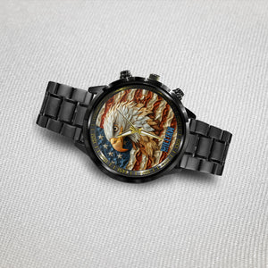 Strong Eagle - Personalized Bald Eagle Hand Watch