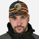 Strong Eagle - Personalized Bald Eagle Classic Cap