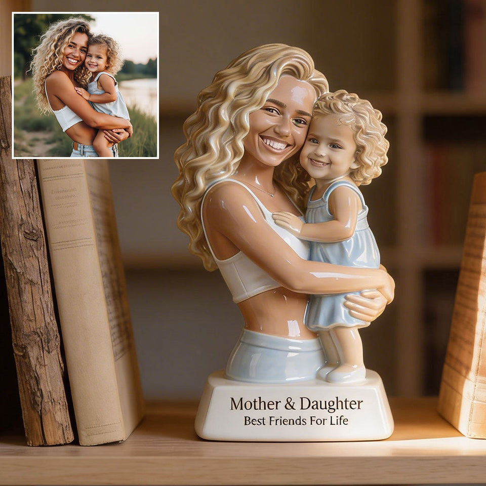 Eternal Bond - Personalized Mother Custom Shaped Acrylic Plaque
