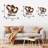 Together Forever - Personalized Couple Cut Metal Sign
