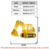 Excavator Night Light - Personalized Kid LED Light Acrylic Sign