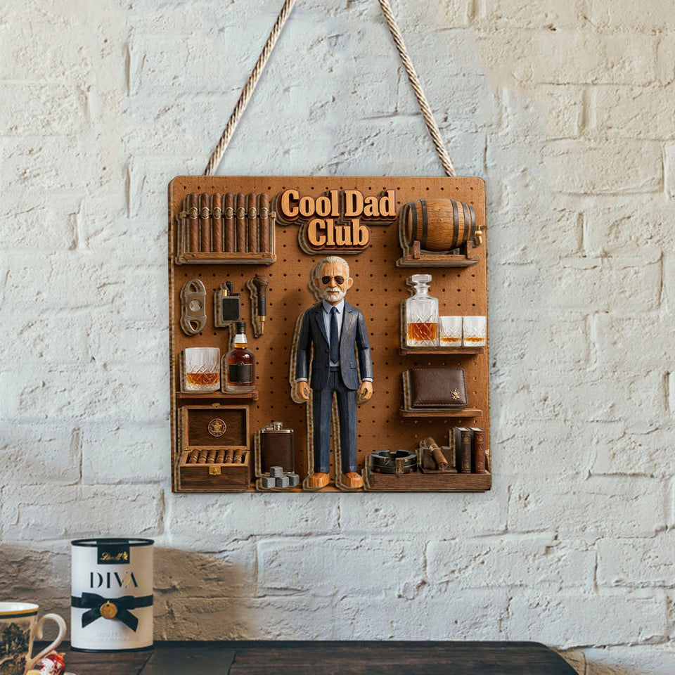 Whiskey & Cigar Lovers - Personalized Whisky 2 Layered Wood Sign / Wood Plaque