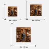 Whiskey & Cigar Lovers - Personalized Whisky 2 Layered Wood Sign / Wood Plaque