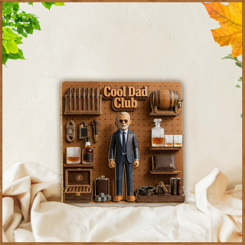 Whiskey & Cigar Lovers - Personalized Whisky 2 Layered Wood Sign / Wood Plaque