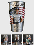 Custom Any Photo, Best Gift For Dad & Grandpa - Personalized Father Tumbler