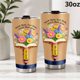 Teacher Gifts Boho Kraft - Personalized Teacher Tumbler