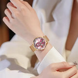 Faith Hope Love - Personalized Breast Cancer Awareness Women Hand Watch
