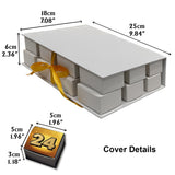 Highland Cow Advent Calendar 2025 - Highland Cow Folded Advent Calendar With Ornaments