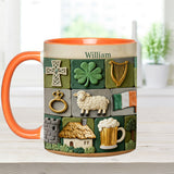 Irish Heritage - Personalized Irish Accent Mug & Coaster