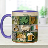 Irish Heritage - Personalized Irish Accent Mug & Coaster