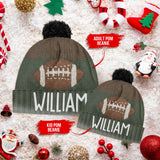 Touchdown Style - Personalized Football Beanie Hat