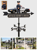 Proud Police Officer - Personalized Police Officer Weather Vane