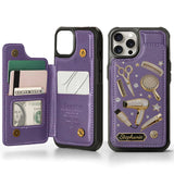 Hairdresser Scissors Salon Decor - Personalized Hairdresser Wallet Phone Case