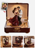 Love You Forever - Personalized Couple Custom Shaped Acrylic Plaque