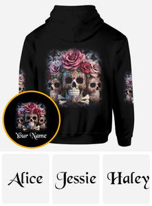The Good Girl In Me - Personalized Skull All Over Shirt