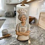 Best Chef In The World - Personalized Mother Paper Towel Stand