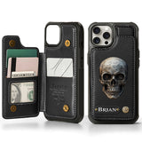 You & Me We Got This - Personalized Skull Wallet Phone Case