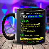 World's Best Dad - Personalized Father Accent Mug