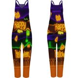Happy Halloween - Personalized Halloween Loose-Fit Overalls/ Rompers