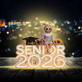 Senior 2026 - Personalized Graduation Acrylic LED Night Light