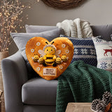 Perfect Gift For Mom, Grandma - Personalized Grandma Faux Fur Shaped Pillow