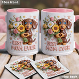 Custom Any Photo - Personalized Dog Accent Mug & Coaster