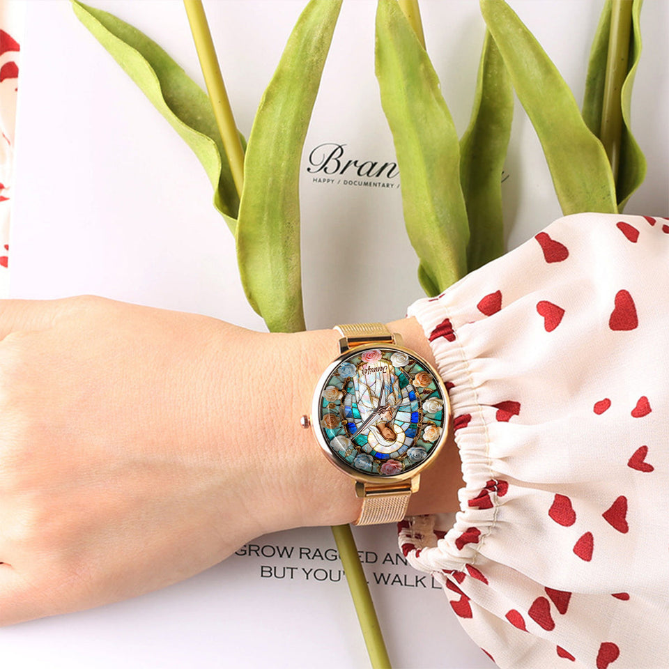 Faith Over Fear - Personalized Christian Women Hand Watch