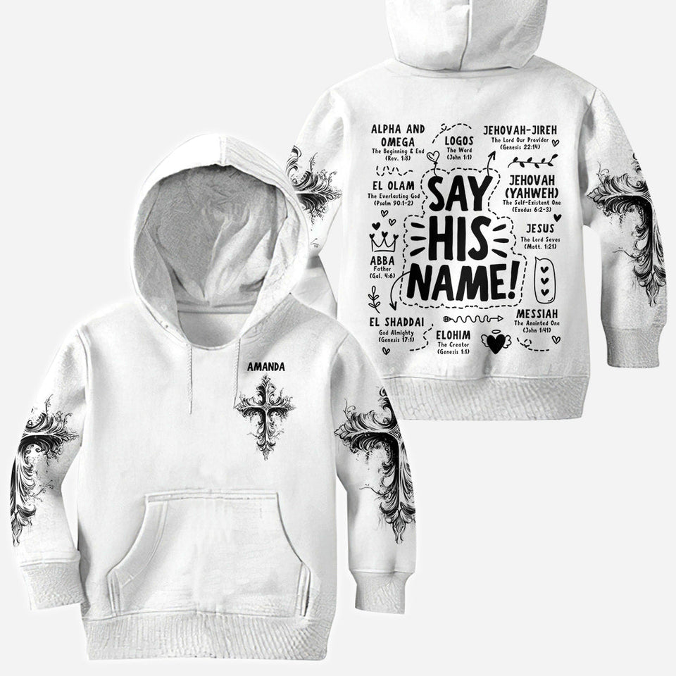 Say His Name - Personalized Christian All Over Shirt