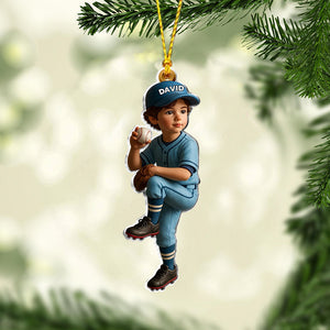 Take Me Out To The Ballgame - Personalized Baseball Ornament