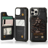 Game Day - Personalized Football Wallet Phone Case
