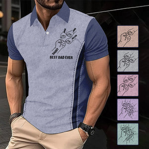 Best Dad Ever - Personalized Father Polo Shirt