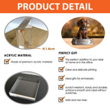 Custom Any Photo - Personalized Dog Custom Shaped Acrylic Plaque
