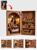 Just A Girl Who Loves Books - Personalized Book Acrylic Diptych