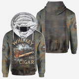 Whiskey And Cigar - Personalized Whisky All Over Shirt