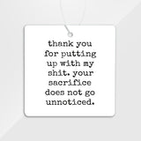 Square Cardboard Tag