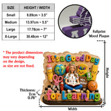It's A Good Day For Learning - Personalized Teacher Custom Shaped Wood Plaque