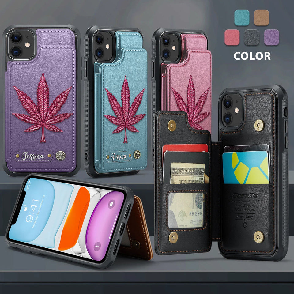 Good Mood - Personalized Weed Wallet Phone Case