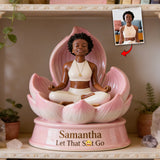 Let That Go - Personalized Yoga Custom Shaped Acrylic Plaque
