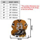 Love Hockey - Personalized Hockey Non-Slip Tufted Rug