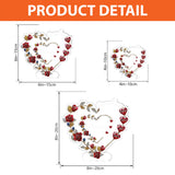Grandma Mom Floral Heart - Personalized Grandma Custom Shaped Acrylic Plaque