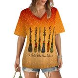 A Girl Gotta Have Options - Personalized Witch Fully Printed V-Neck T-Shirt