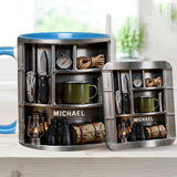 Love Camping - Personalized Camping Accent Mug & Coaster