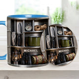 Love Camping - Personalized Camping Accent Mug & Coaster