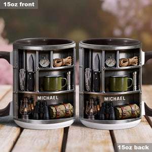 Love Camping - Personalized Camping Accent Mug & Coaster